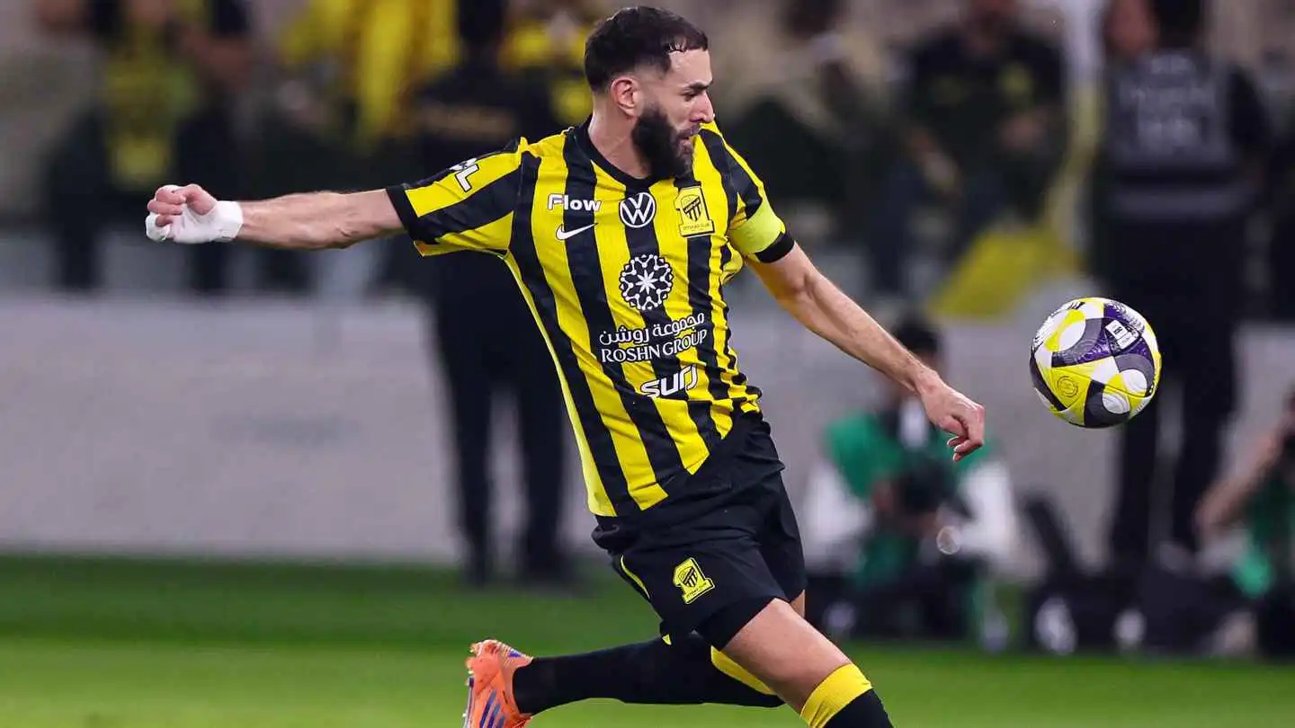 تقييم مذهل لكريم بنزيما بعد الهاتريك في شباك الشباب بكأس الملك السعودي (صورة)