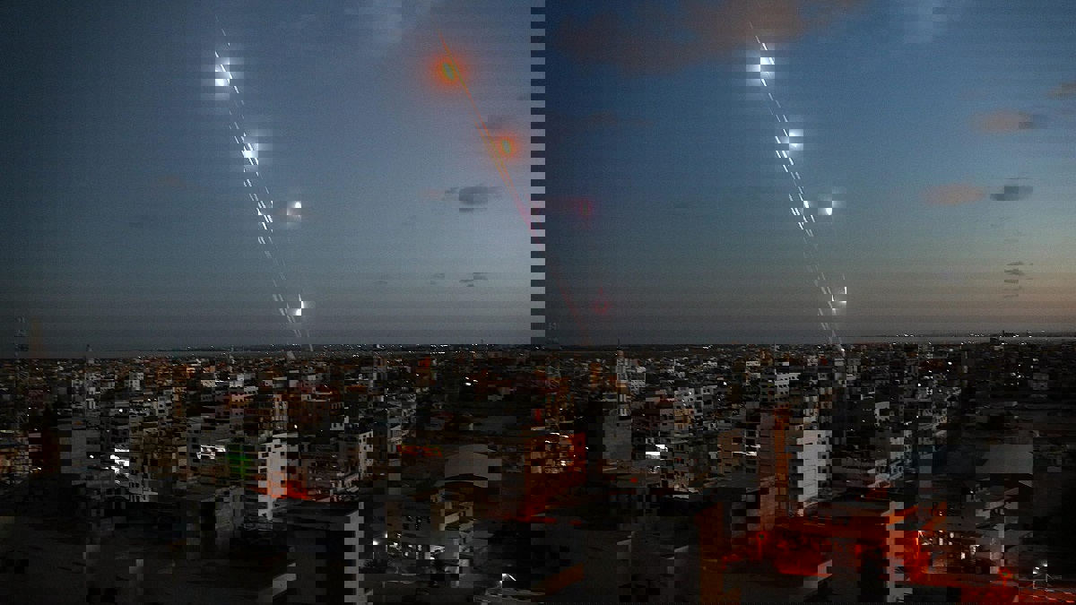 إطلاق العديد من الصواريخ من قطاع غزة باتجاه إسرائيل