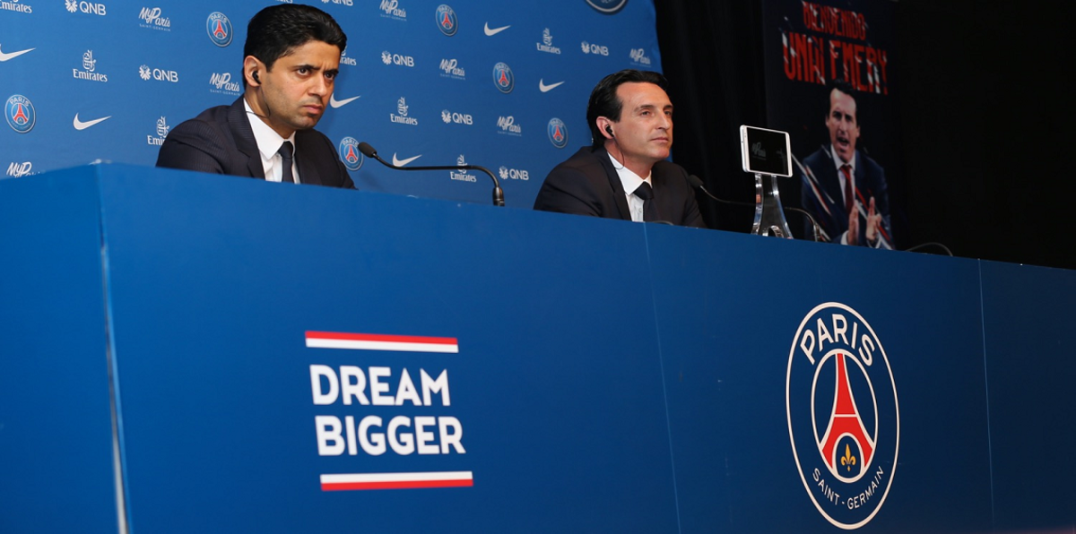 نجاة ناصر الخليفي وإيمري مدرب باريس سان جيرمان من عقوبة قاسية