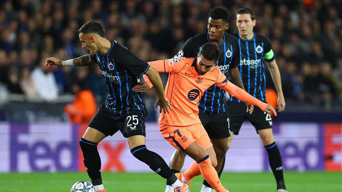 ملخص وأهداف ونتيجة مباراة برشلونة ضد كلوب بروغ بدوري أبطال أوروبا