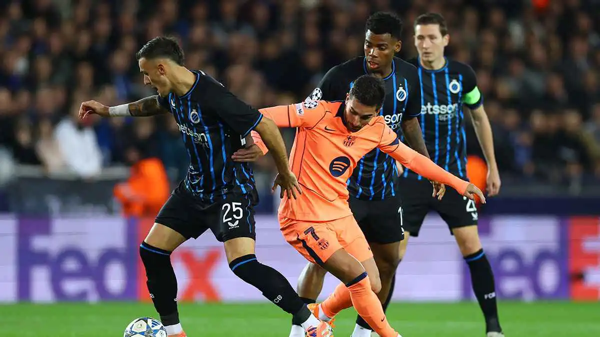 ملخص وأهداف ونتيجة مباراة برشلونة ضد كلوب بروغ بدوري أبطال أوروبا