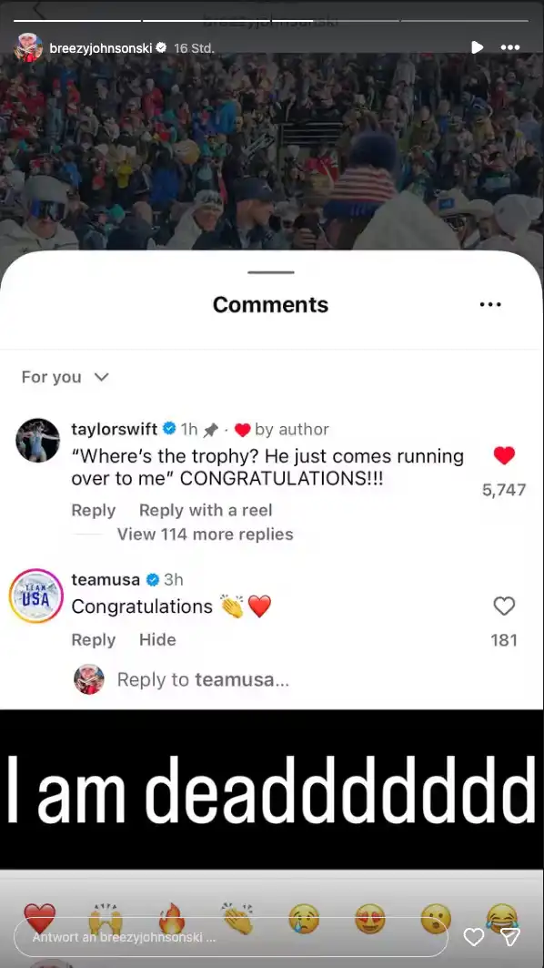 تهنئة من تيلور