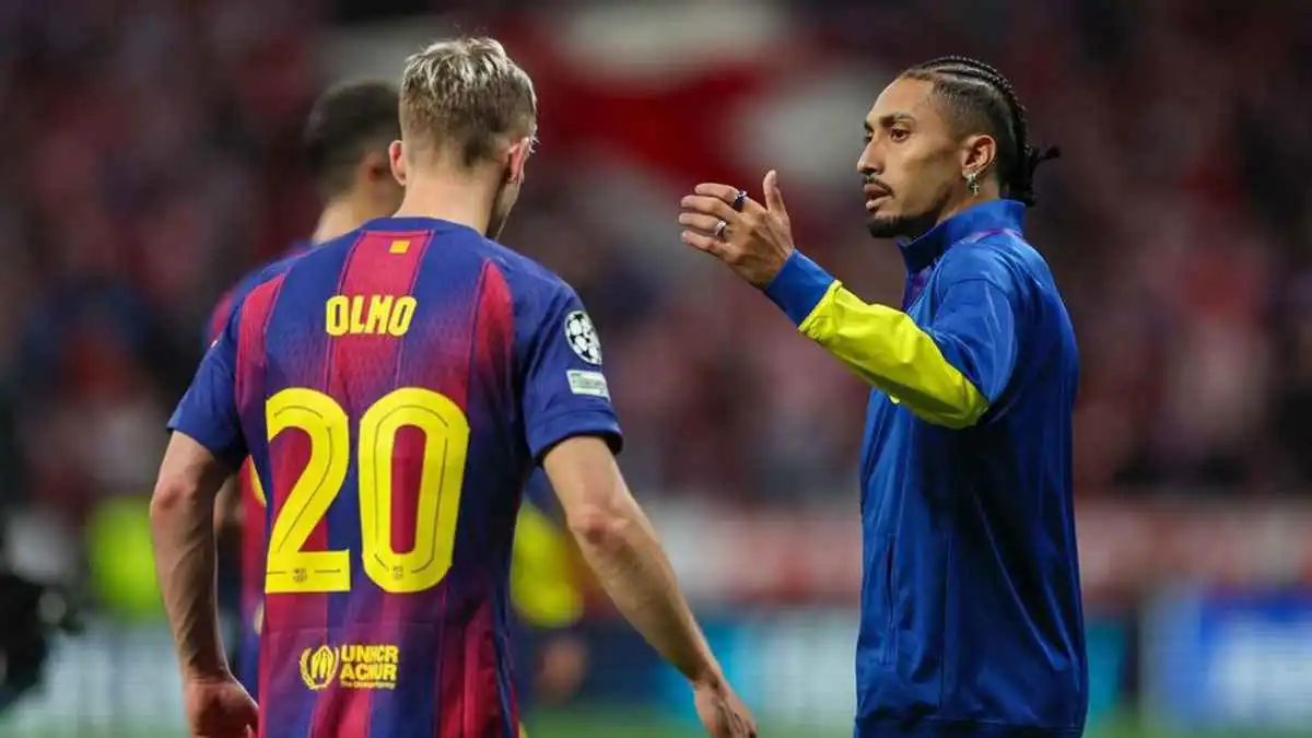 رافينيا مهدد بعقوبة قاسية بعد تصريحاته النارية ضد حكم مباراة أتلتيكو مدريد