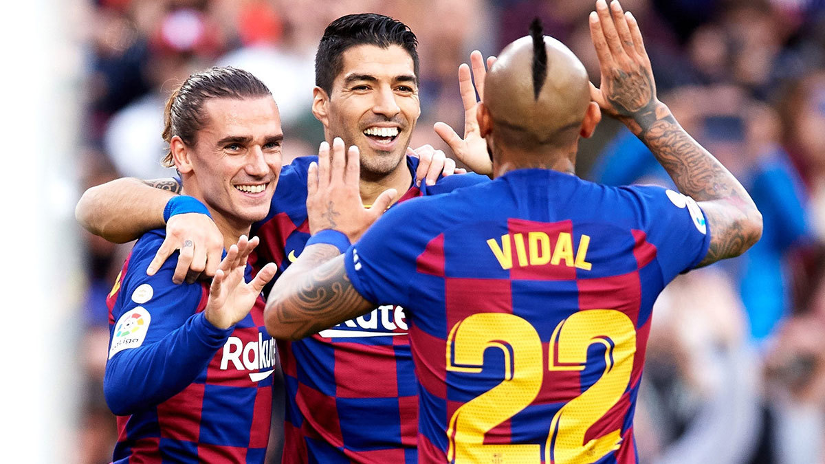 التشكيلة الرسمية لمباراة برشلونة ضد إسبانيول في الدوري الإسباني