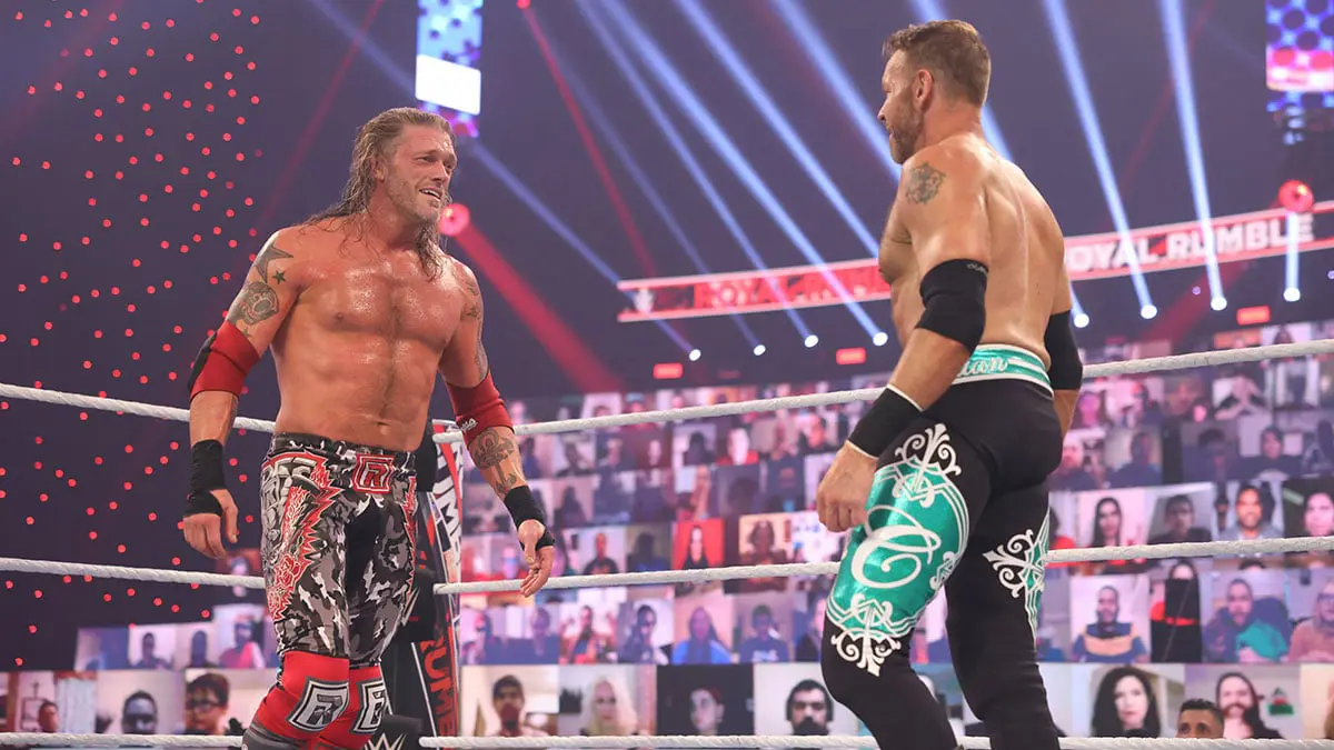 رويال رامبل 2021: إيدج يتوج باللقب للمرة الثانية في تاريخه.. ورومان رينز يحافظ على لقب اليونيفرسال (فيديو)