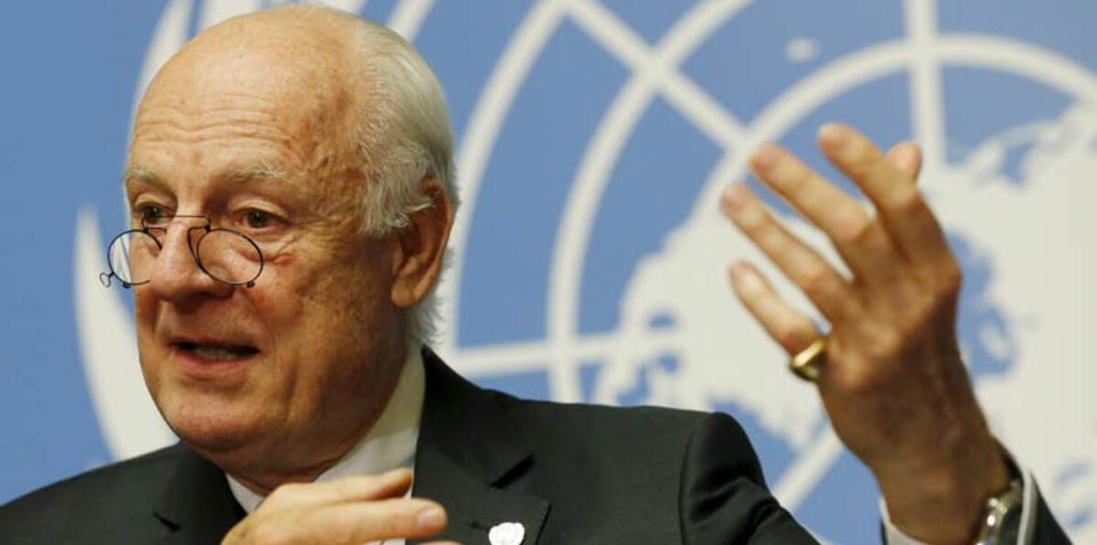 دي ميستورا يحثّ أمريكا وروسيا على "إنقاذ" الهدنة السورية