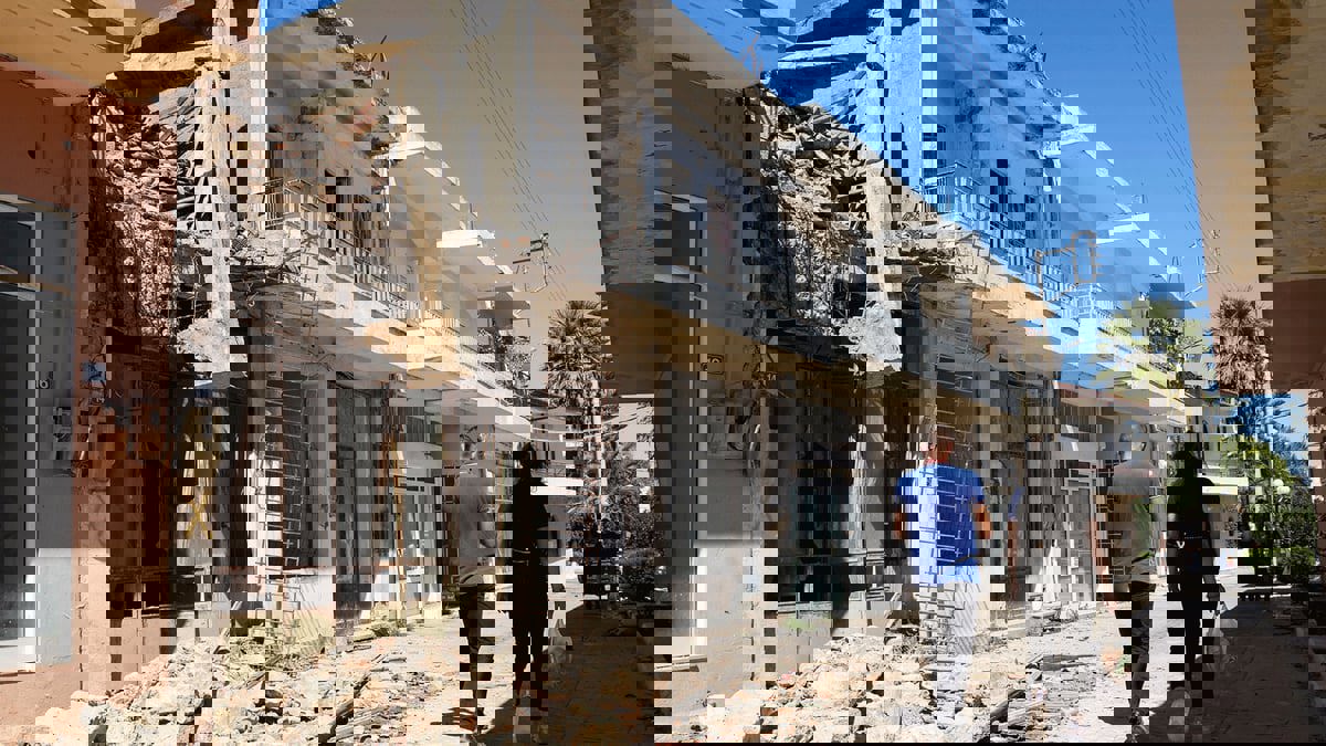 زلزال بقوة 6.3 درجة قبالة سواحل جزيرة كريت