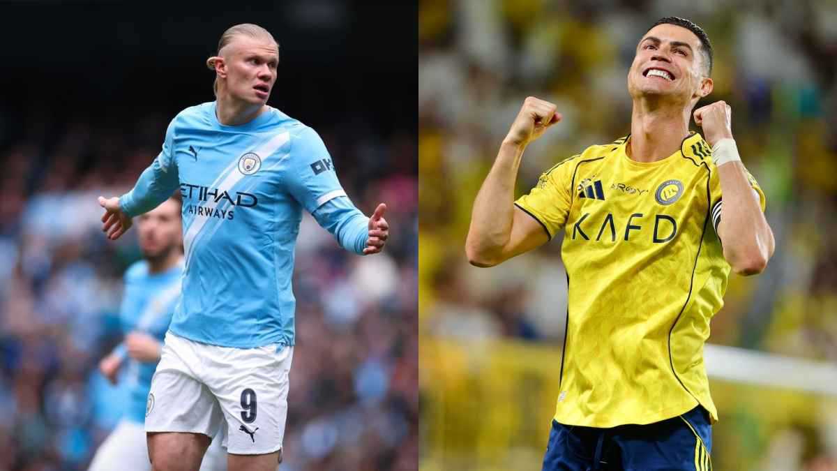 كم هاتريك يفصل هالاند عن تحطيم رقم كريستيانو رونالدو؟ 