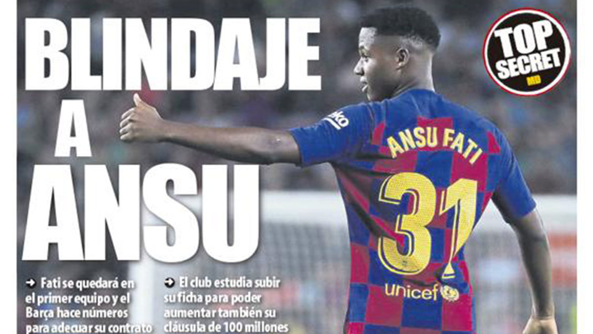 عناوين الصحف الرياضية: إنذار بشأن لوكا مودريتش وغاريث بيل.. وبرشلونة يحصن أنسو فاتي (صور)