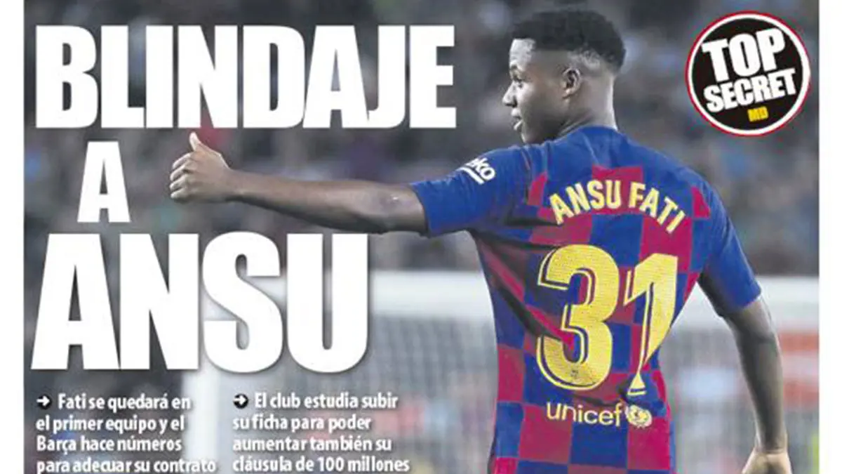 عناوين الصحف الرياضية: إنذار بشأن لوكا مودريتش وغاريث بيل.. وبرشلونة يحصن أنسو فاتي (صور)