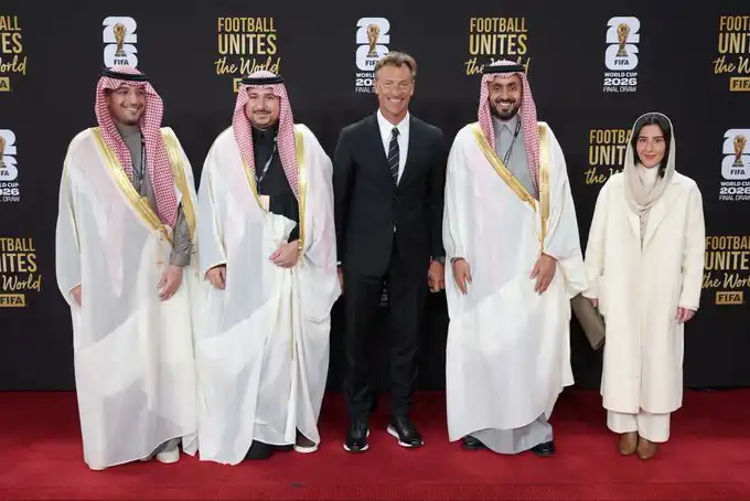 الوفد السعودي بقرعة كأس العالم