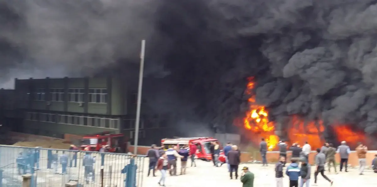 حريق في موقع لتصوير المسلسلات بإسطنبول