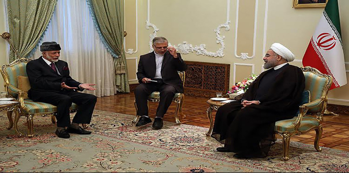 في زيارة عاجلة لطهران.. بن علوي يبحث الأزمة القطرية مع روحاني