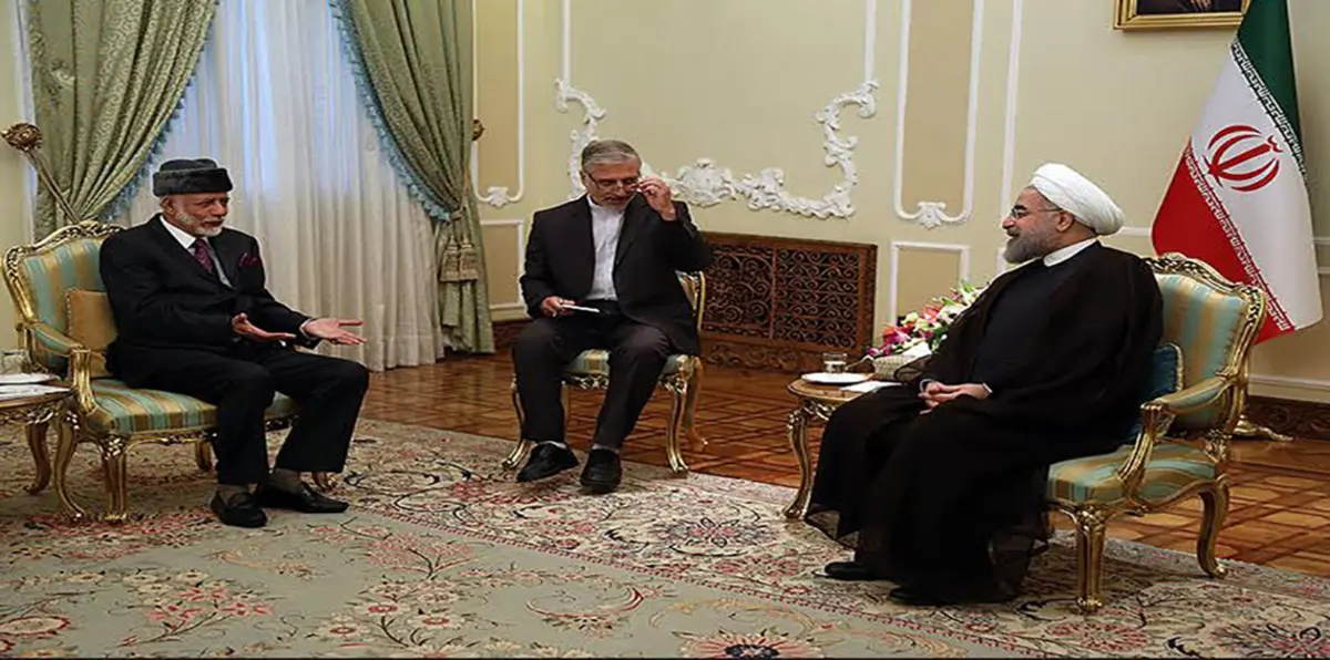 في زيارة عاجلة لطهران.. بن علوي يبحث الأزمة القطرية مع روحاني