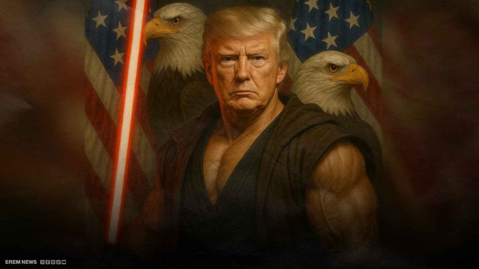 "جيداي" جديد.. البيت الأبيض يثير الجدل بصورة معدلة لترامب