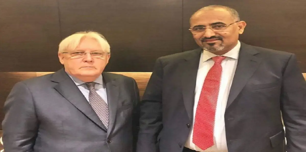 الزبيدي وغريفيث يلتقيان مجددًا.. ومباحثات حول استئناف جهود حل الأزمة اليمنية