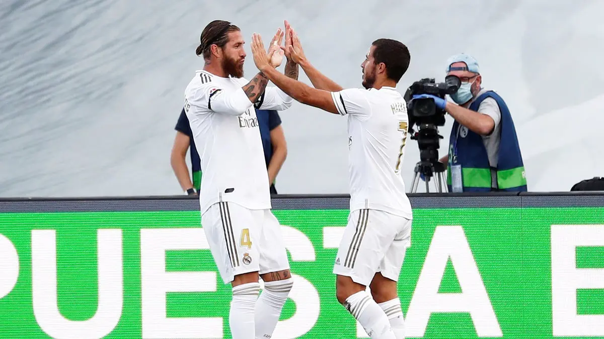 مباراة ريال مدريد ومايوركا.. شكوك حول مشاركة هازارد وراموس