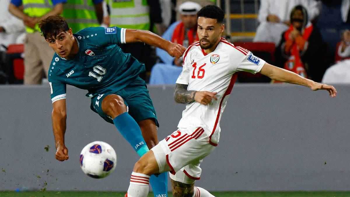 ملخص وأهداف ورجل مباراة الإمارات والعراق في تصفيات كأس العالم 2026