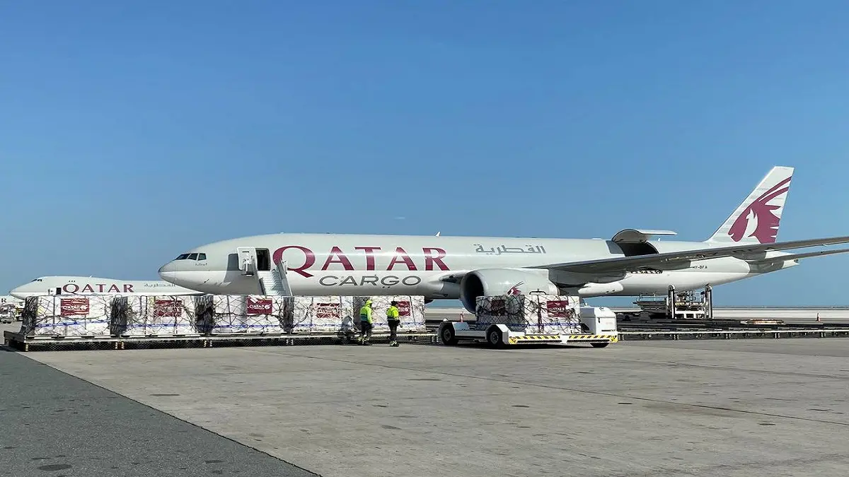 الخطوط القطرية تستأنف الشحن الجوي إلى الصين‎