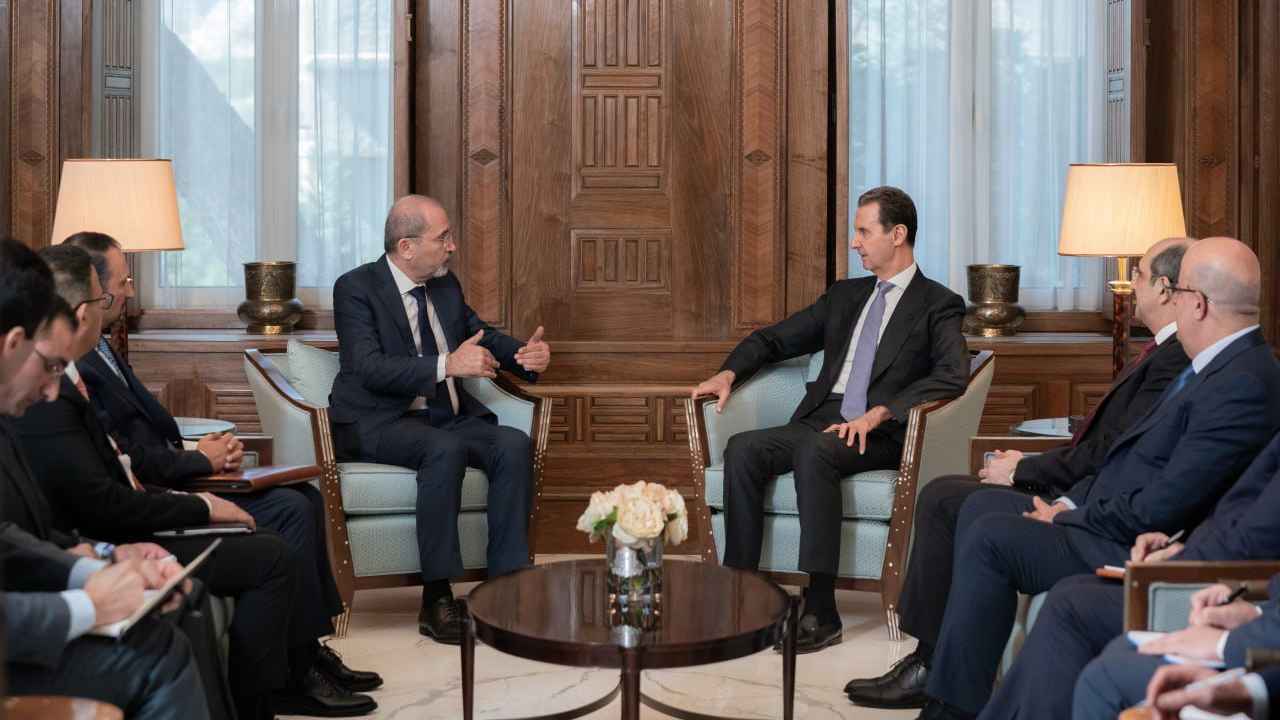 الأسد يبحث مع الصفدي تطورات المنطقة