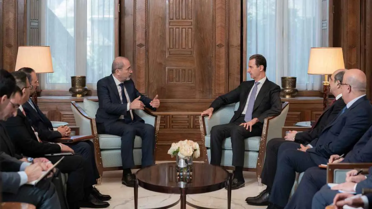 الأسد يبحث مع الصفدي تطورات المنطقة