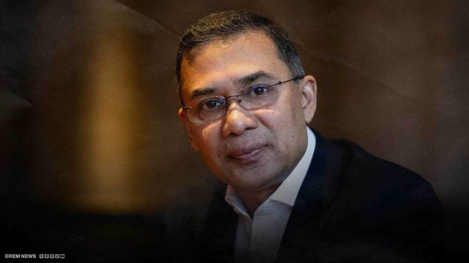 "غادر منفياً وعاد زعيماً".. مشهد تاريخي لطارق رحمن في بنغلاديش (فيديو إرم)