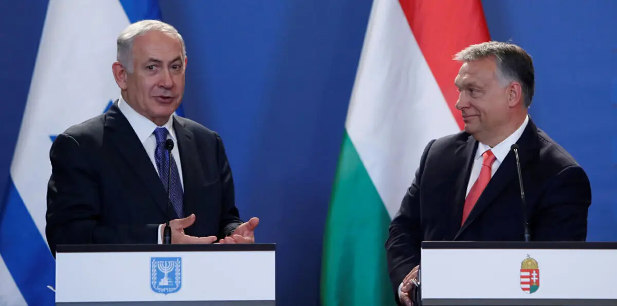 "معاداة السامية" تتصدر مباحثات نتنياهو في المجر (فيديو وصور)‎