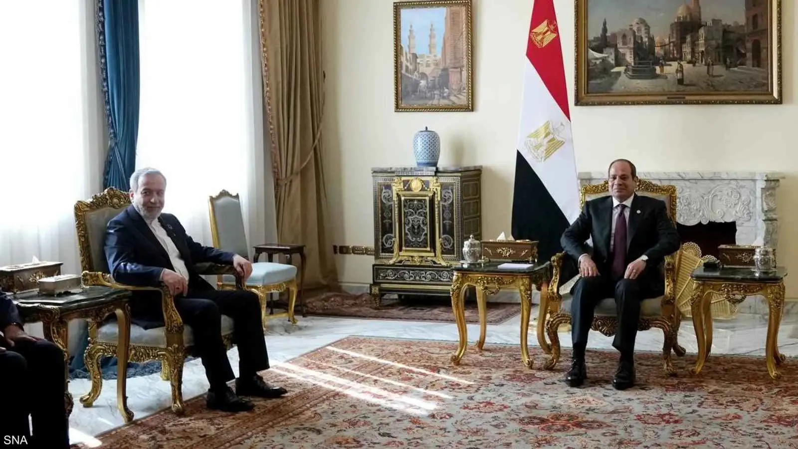 السيسي يحذر خلال لقاء عراقجي من اندلاع "حرب شاملة"