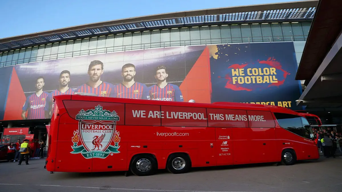 تشكيل مباراة برشلونة وليفربول الرسمي (شاهد)