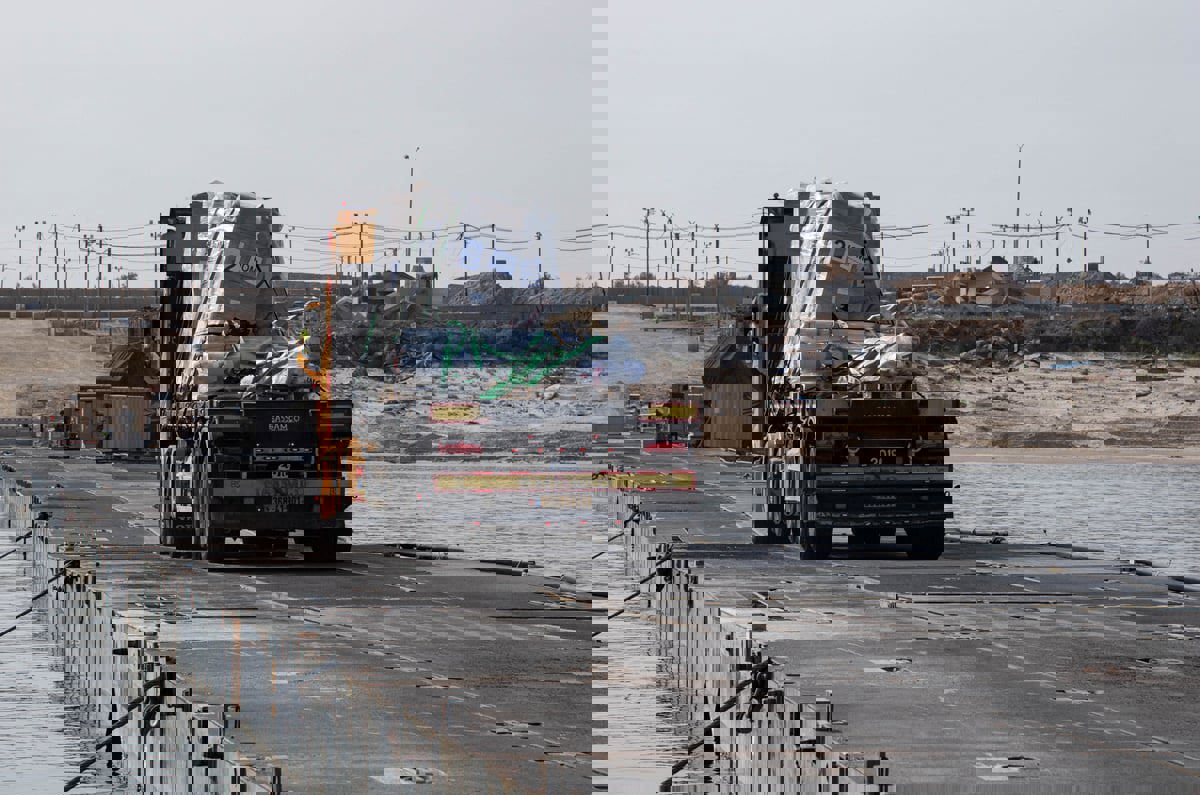 حكومة غزة: الرصيف العائم الأمريكي استخدم لتنفيذ مهام أمنية وعسكرية