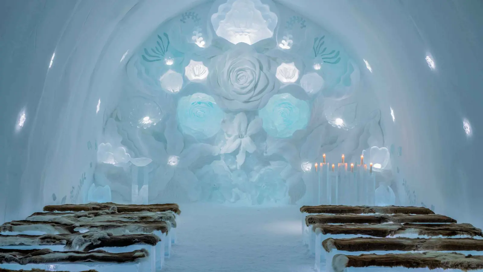 "يُعاد بناؤه كل عام".. فندق السويد الثلجي يبدأ موسمه السياحي(فيديو)