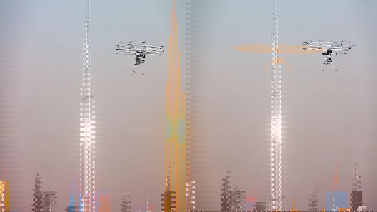 الكشف عن سيارات أجرة طائرة في دبي‎‎