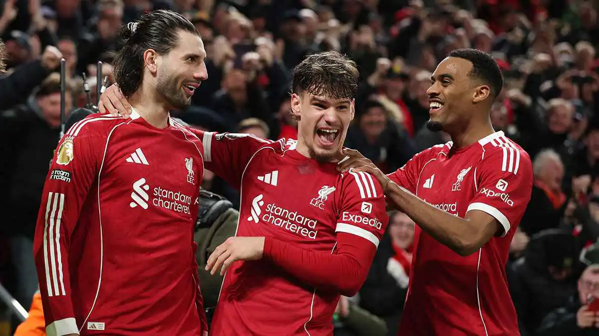 تطور بشكل مذهل.. أكثر لاعب أبهر جمهور ليفربول أمام برايتون