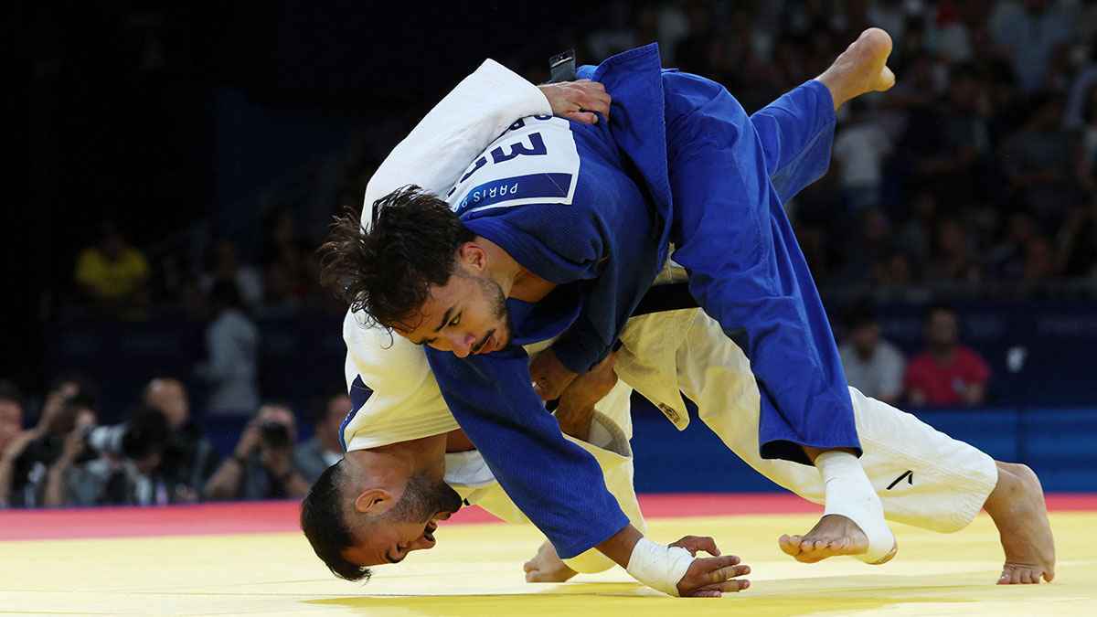 أولمبياد باريس.. المغربي عبدالرحمن بوشيتة يخسر أمام الإسرائيلي شمايلوف في الجودو