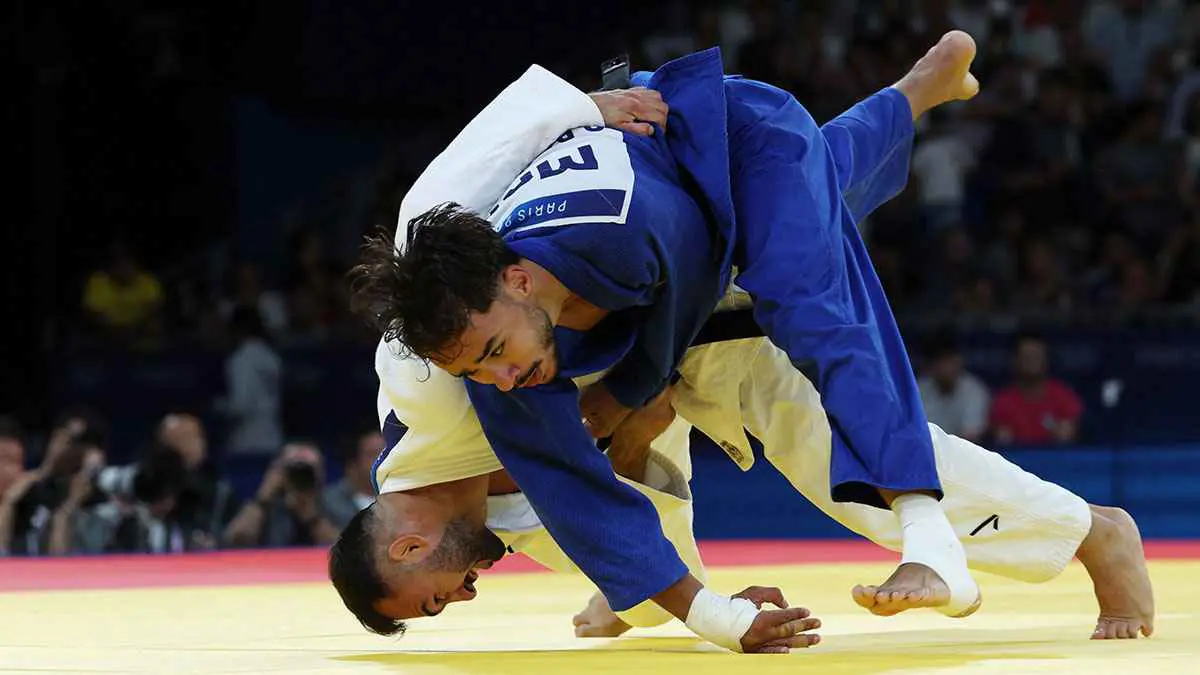 أولمبياد باريس.. المغربي عبدالرحمن بوشيتة يخسر أمام الإسرائيلي شمايلوف في الجودو