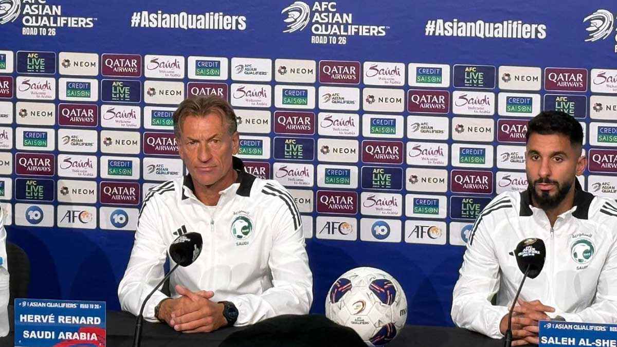 رينارد قبل مباراة السعودية وأستراليا: أمامنا طريق طويل ويجب أن نكون إيجابيين