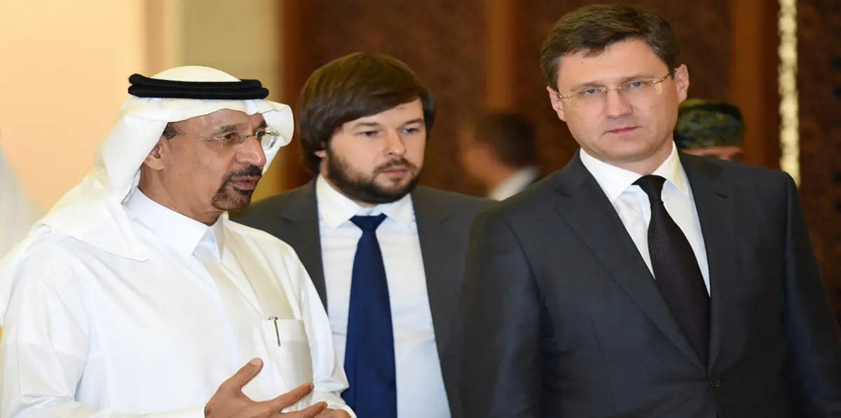 وزيرا الطاقة الروسي والسعودي راضيان عن استعادة توازن سوق النفط