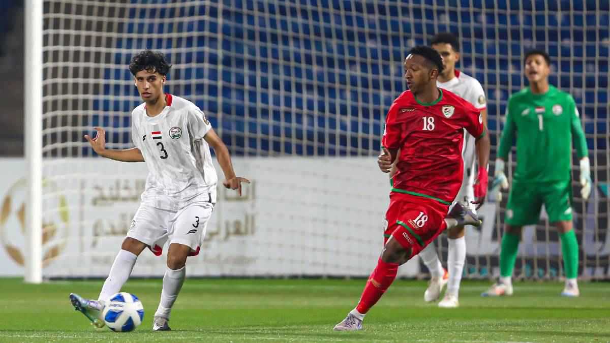 نتيجة وملخص وأهداف مباراة عمان واليمن في نصف نهائي كأس الخليج للشباب