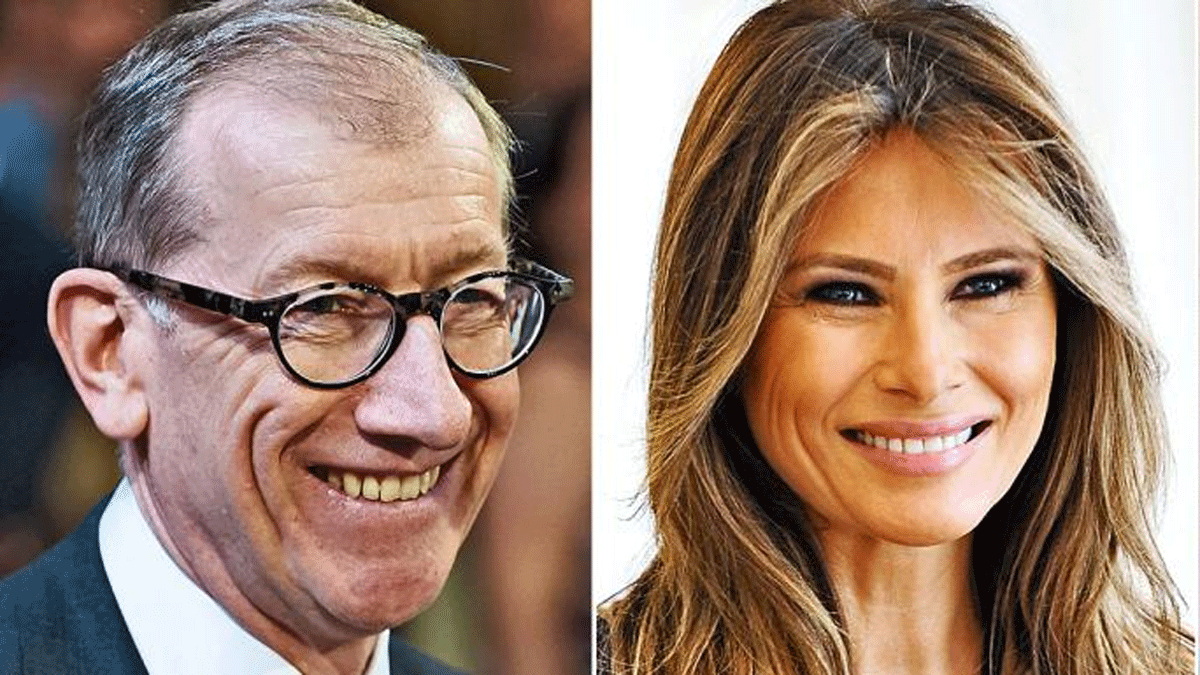 ميلانيا ترامب وفيليب زوج ماي يشهدان حفلًا بحديقة مقر الحكومة البريطانية