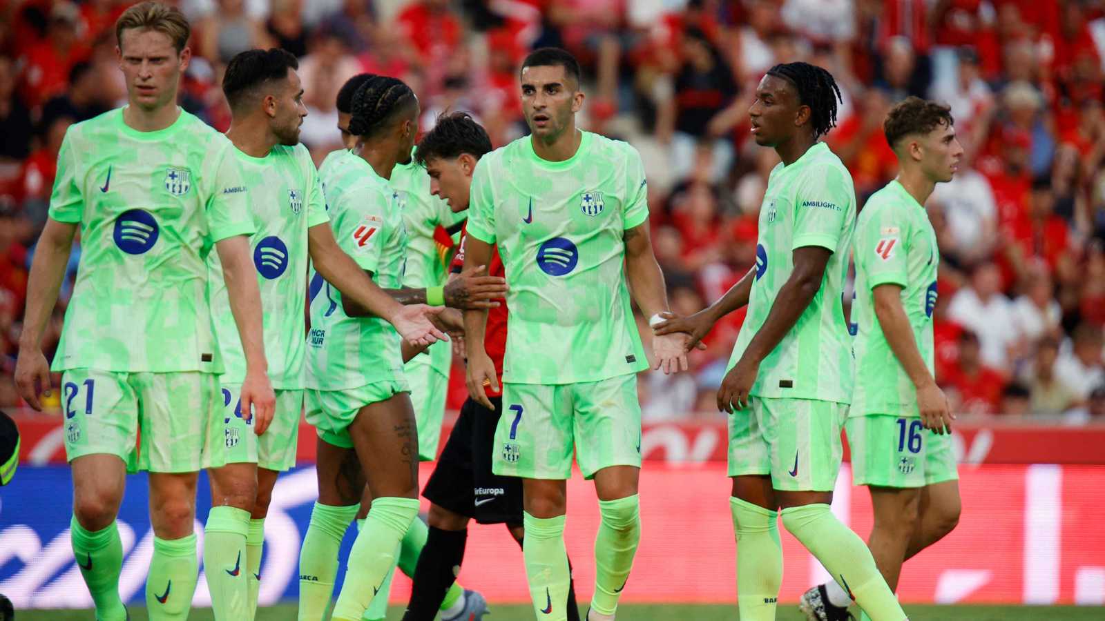 بداية مثالية.. برشلونة يهزم ريال مايوركا بثلاثية رافينيا وتوريس ويامال (فيديو)