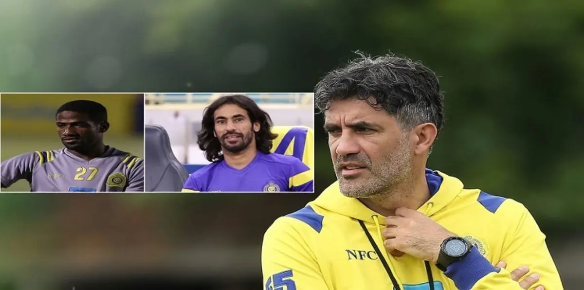 قائد النصر السعودي يشتبك مع زميله في التدريبات