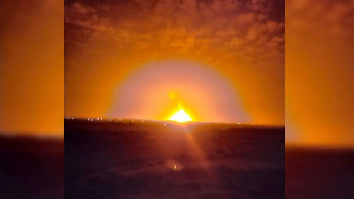 اشتعال أنبوب نفطي في شبوة.. وحديث عن "عمل تخريبي"