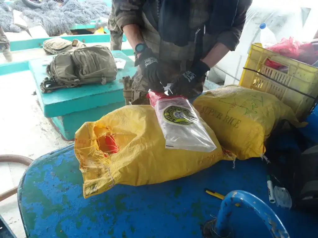 جانب من المخدرات المضبوطة