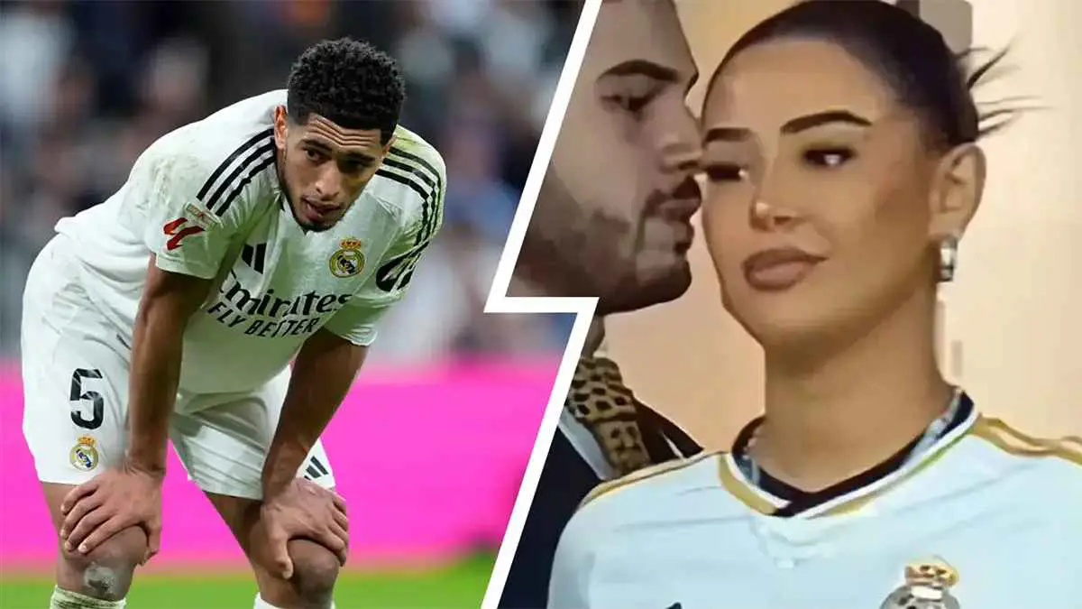 على طريقة جورجينا.. صديقة بيلينغهام تظهر بقميص ريال مدريد (صور)