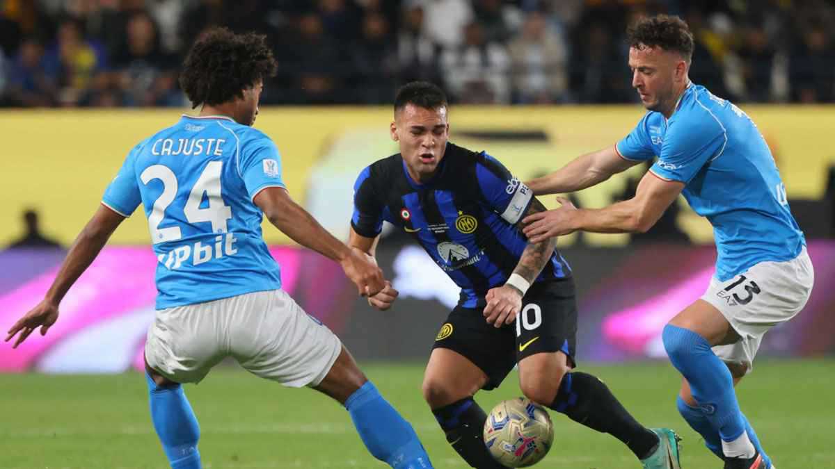 الموعد والقنوات الناقلة لمباراة إنتر ميلان ونابولي في الدوري الإيطالي