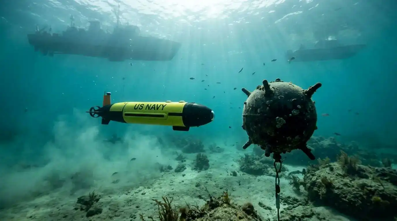 ألغام بحرية