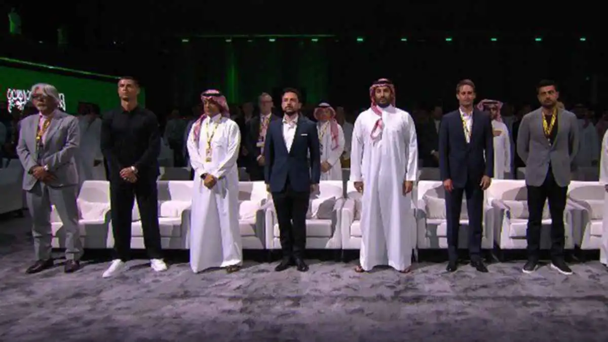 رونالدو يظهر بجوار الأمير محمد بن سلمان بحفل كأس العالم للرياضات الإلكترونية