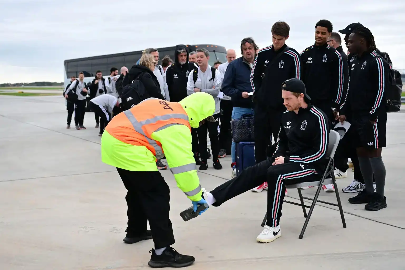 تفتيش نجوم منتخب بلجيكا