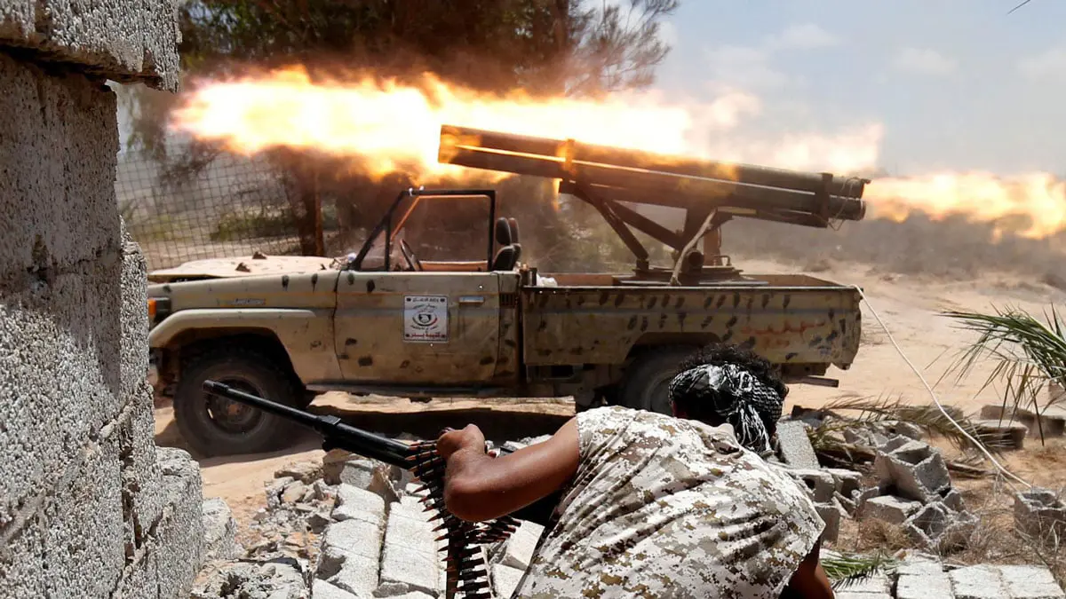 الجيش الليبي يصد هجوما للميليشيات على بويرات الحسون غرب سرت