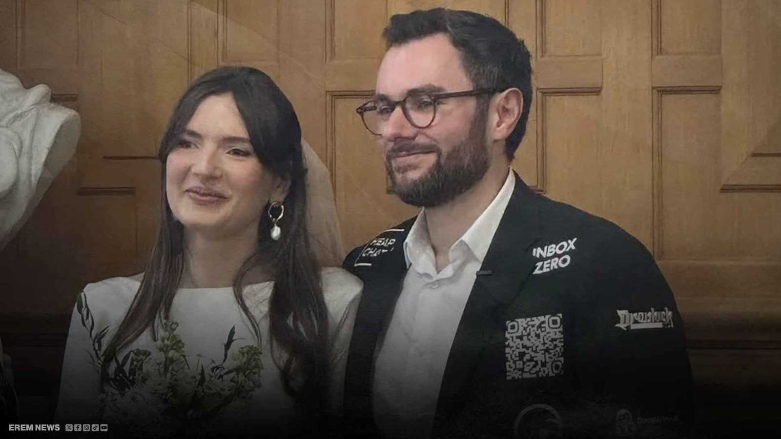 بدلة بلوحة إعلانات.. عريس يبتكر فكرة ذكية لتمويل زفافه (فيديو إرم)